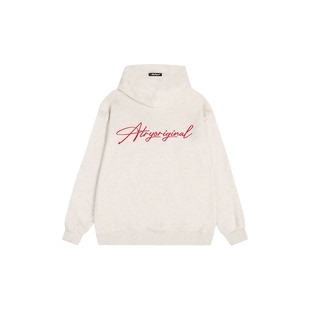 Aty花体LOGO系列字母冬宽松国潮牌美式 卫衣arty 高街cleanfit帽衫