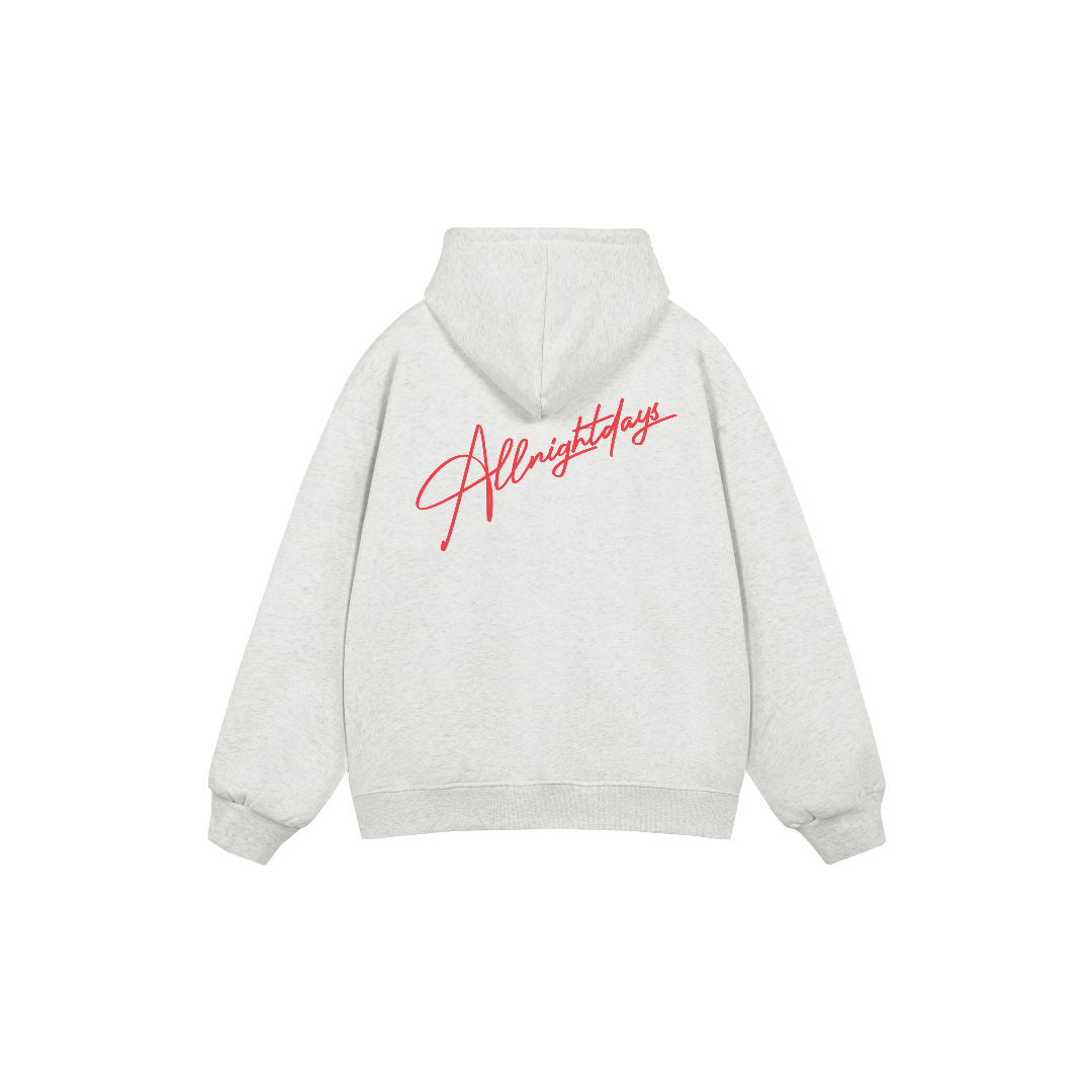 RECOLETA涂鸦花体印花连帽卫衣