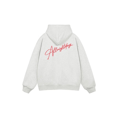 RECOLETA涂鸦花体印花连帽卫衣