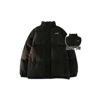 PRESSURE基础字母印花面包棉服