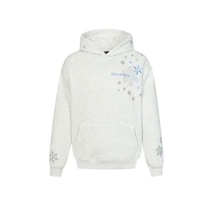 美式加绒加厚刺绣连帽卫衣男款秋冬2025新款青少年宽松初中生上衣