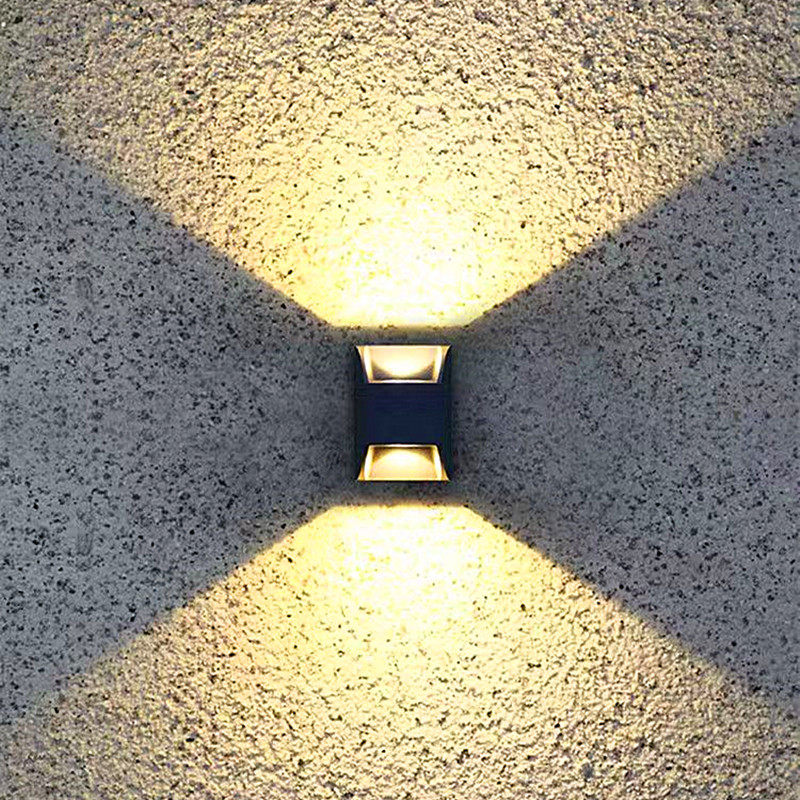 led户外双头壁灯上下射灯室外简约防水庭院过道围墙外墙洗墙壁灯,家装灯饰光源,户外壁灯,淘宝优惠券,粉丝福利购,淘宝优惠卷