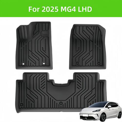 For 2025 MG4 LHD 3D Carpet TPE Car Floor Mat/Rear Trunk Mat
