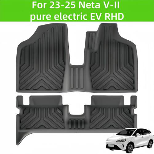 For 23-25 Neta V-II RHD EV TPE Car Floor Mat/Rear Trunk Mat