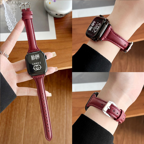 手表FIT4/5~韩系小蛮腰皮革表带