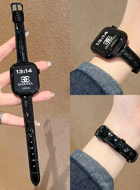 适用小米手环9/8pro表带真皮7高级感智能红米watch6手表5腕带4321