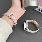 1女款 适用华为fit4表带真皮新款 4pro手表watchfit3腕表智能系列2