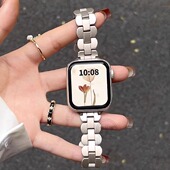 适用华为fit3表带链4金属新款 智能手表watchfit2 1腕带创意高级感