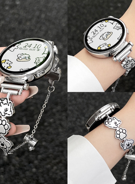 适用华为gt5表带gt6金属系列watch5智能手表gt4新款gt3/2女款4pro