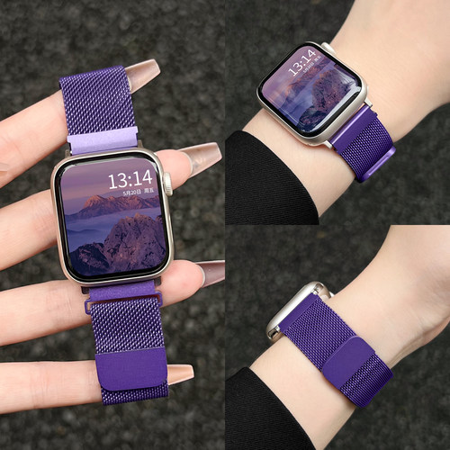 手表FIT4/5金属磁吸表带夏天新款