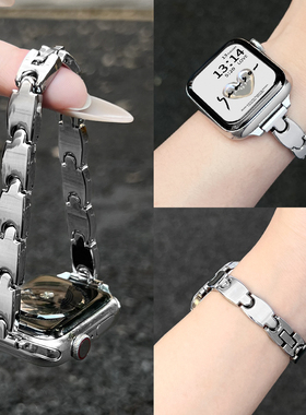 适用华为watchfit4手表带金属新款智能fit3高级感女款腕表2/1夏天