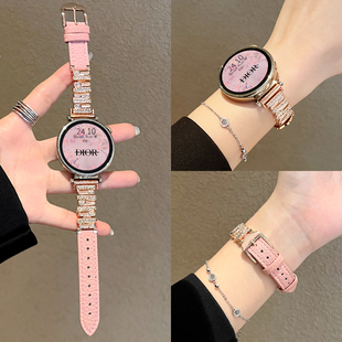 适用华为gt6表带真皮gt5新款 手表6pro智能watchgt4女士gt3腕表gt2