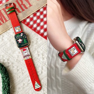 圣诞节新款 fit2智能1 适用华为fit4表带系列手表watchfit3腕表女款