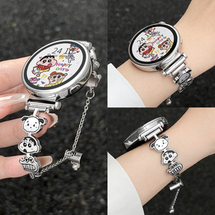 2金属4pro 智能手表gt4gt3女款 适用华为gt6 gt5表带系列watch5新款