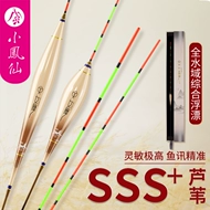 Phao câu cá Xiaofeng Fairy Mo Reed Phao câu cá có độ nhạy cao, đậm bắt mắt Phao câu cá đáy dành cho cá chép diếc miệng nhẹ và câu cá hoang dã phao câu đêm đổi màu phao câu rô phi