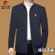 男装 爸爸商务干部行政夹克男士 2026春季 薄款 外套 新款 皮尔卡丹正品