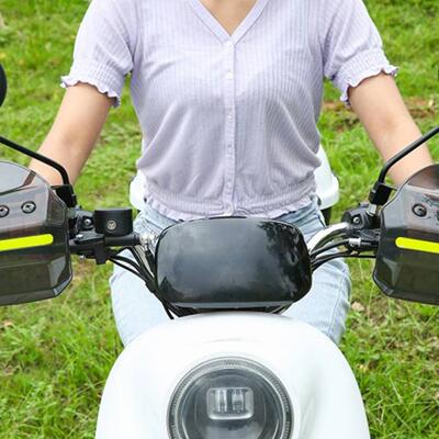 新款电动摩托车车把防风把套踏板车电瓶车塑料档板护手罩改装配件