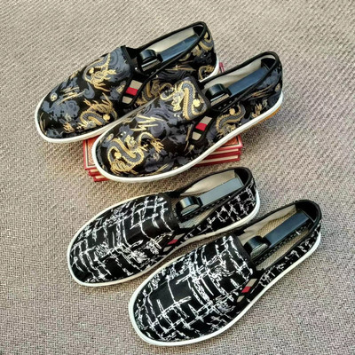 男款情侣西山布鞋透气工作