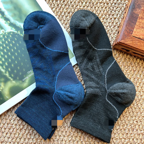 58%merino wool美利奴羊毛袜男女短袜徒步登山跑步无骨薄款