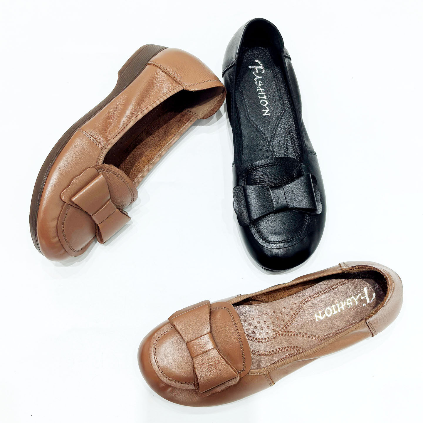 真皮单鞋女软底软皮平底鞋懒人鞋复古蝴蝶结奶奶鞋豆豆鞋牛皮女鞋,女鞋,玛丽珍鞋,淘宝优惠券,粉丝福利购,淘宝优惠卷