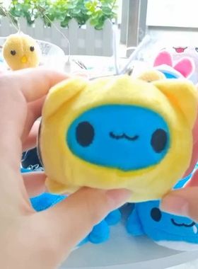 卡通猫猫虫咖波毛绒玩偶挂件capoo抱枕可爱包包饰品公仔礼物