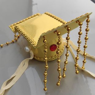 古代皇帝头冠唐朝皇上玉皇大帝大汉天子汉朝头饰帽子太子成人儿童