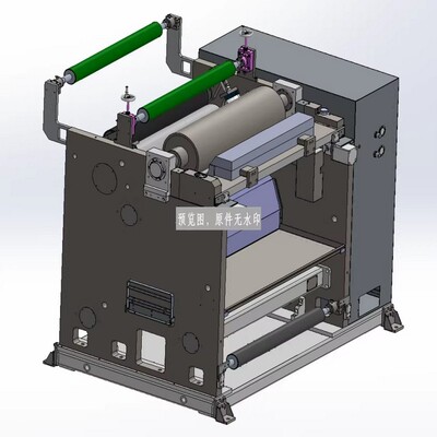 狭缝涂布头设计三维SW模型Solidworks2021建模 3D图纸素材可编辑