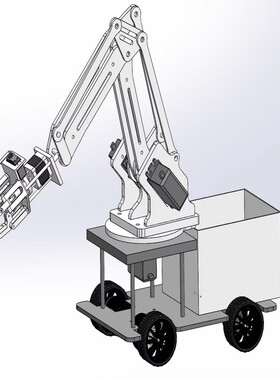 草莓采摘机器人三维设计模型 solidworks2022建模3D模型1436709