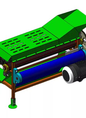 家用小型玉米剥皮机设计（含三维SW2014模型+CAD图纸+说明+3D）