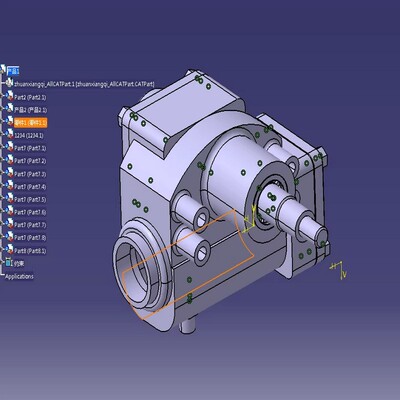 轻型货车循环球式转向器设计含三维CATIA模型+17张CAD图纸+说明