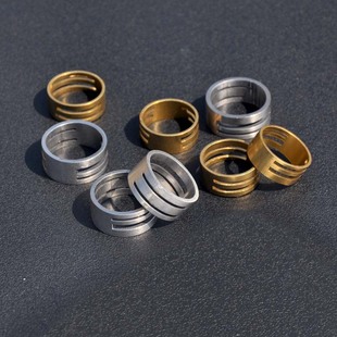 饰品戒指扣手工活DIY饰品配件工具不锈钢加厚铜扳指O型圈开闭口器