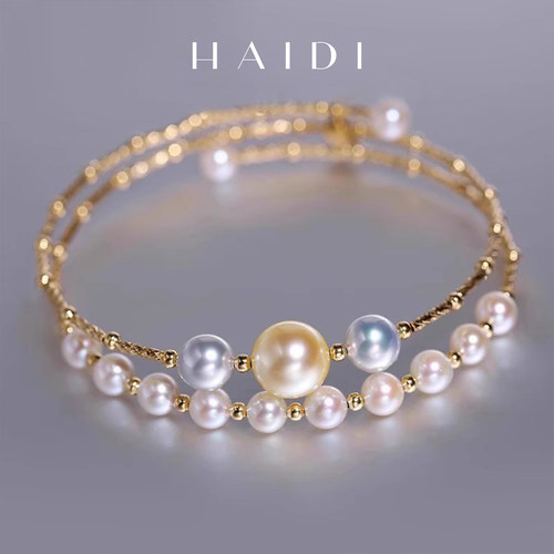 海蒂珠宝灵枫akoya海水珍珠手镯