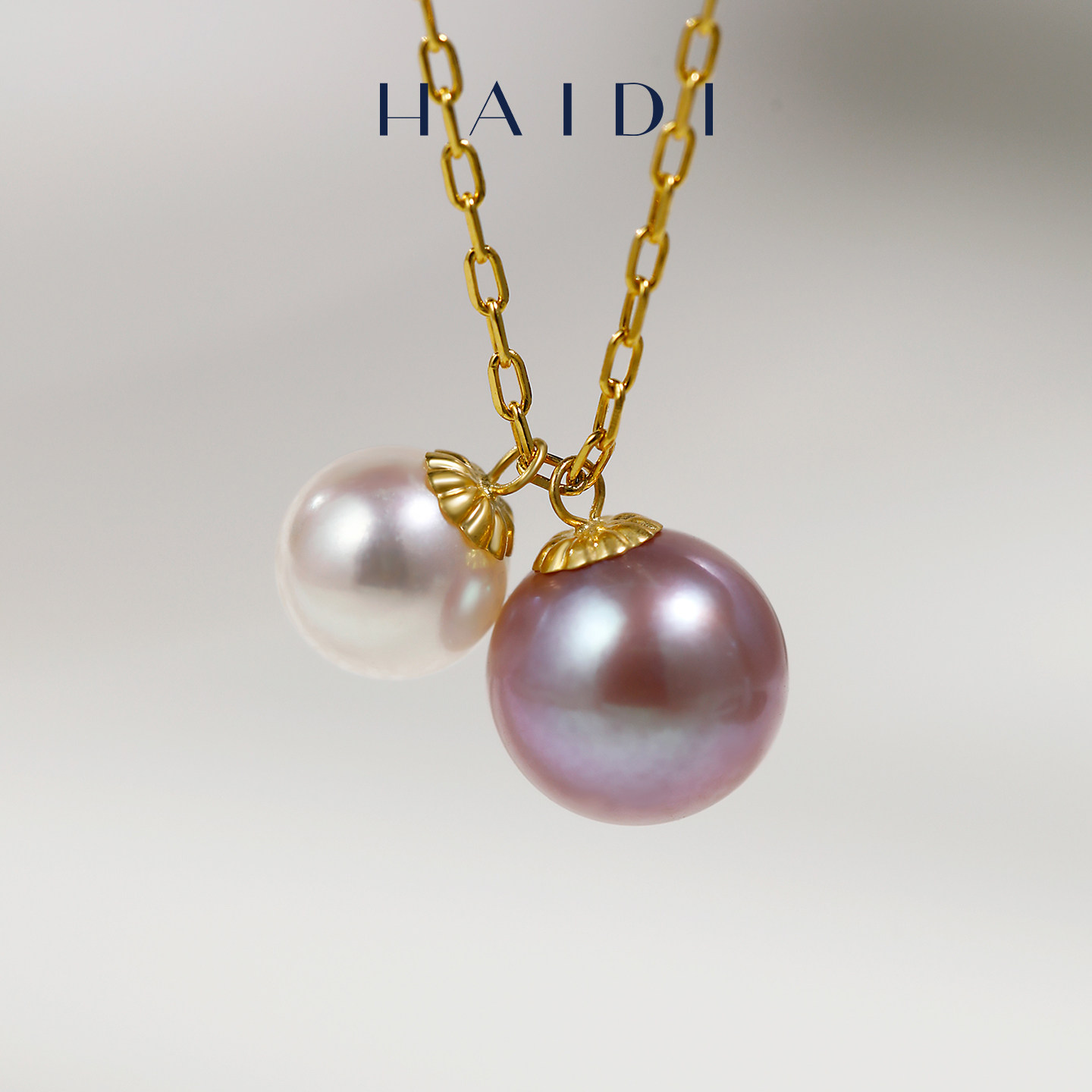 海蒂珠宝 曼塔玫瑰-紫藤花语 5-8mm淡水珍珠双色吊坠18K金时尚款,珠宝/钻石/翡翠,其他,淘宝优惠券,粉丝福利购,淘宝优惠卷