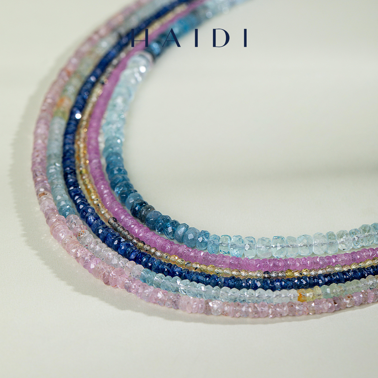 海蒂珠宝【彩宝项链合集】多样彩色宝石项链甄选品质正品时尚百搭