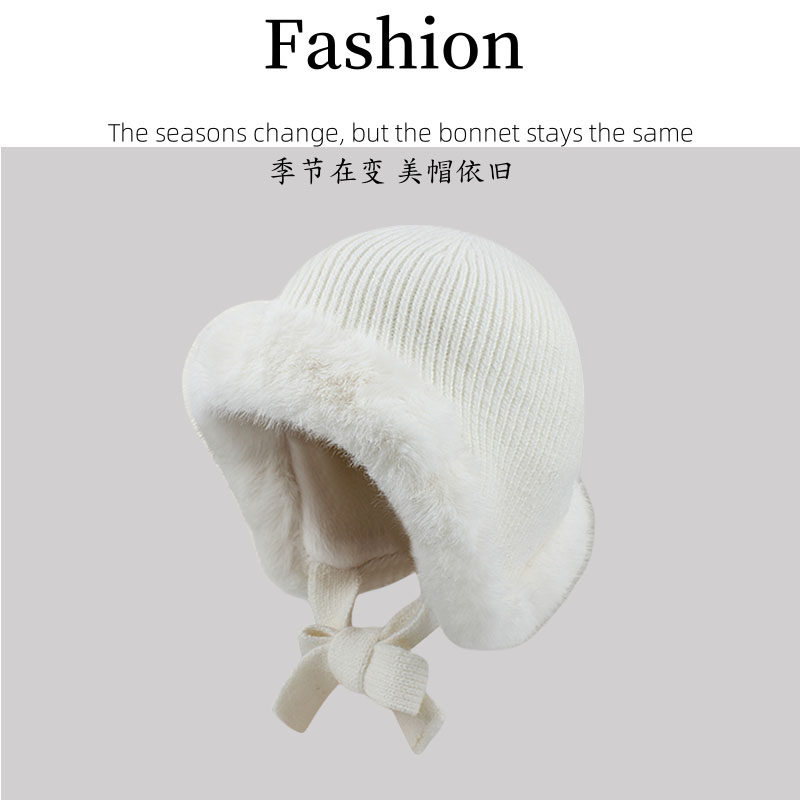毛绒兔毛帽子女冬季2024新款显脸小护耳毛线帽加厚保暖套头雷锋帽,服饰配件/皮带/帽子/围巾,帽子,淘宝优惠券,粉丝福利购,淘宝优惠卷