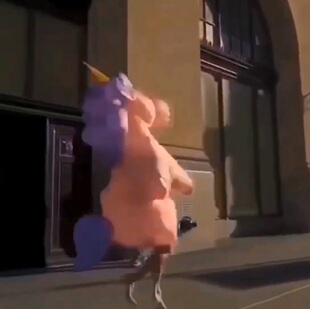 独角兽充气马气模人偶服演出服装酒吧派对玩乐互动