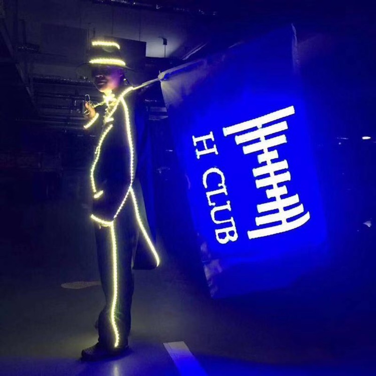 led发光酒吧派对道具旗帜