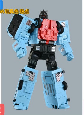 MMC OX PS-23A 玩具色 热点 消防车 变形玩具 守护神组合 预定