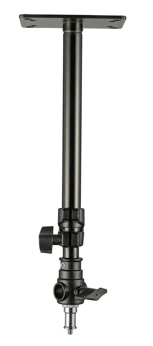 美铿L-600D吸顶灯架双节配转接头金贝神牛摄影闪光灯泡吊顶杆器材