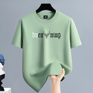 半袖 短袖 纯棉打底衫 青年T恤宽松休闲上衣2026新款 t恤男夏季