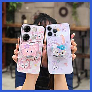 P671L手机壳软壳旋转潮流趣味情侣卡通纯色个性 适用Itel P65