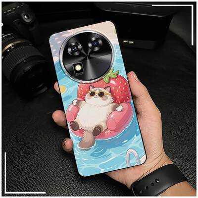 适用欧奇C37/Oukitel C37手机壳散热可爱硅胶质感奢华创意青春CP
