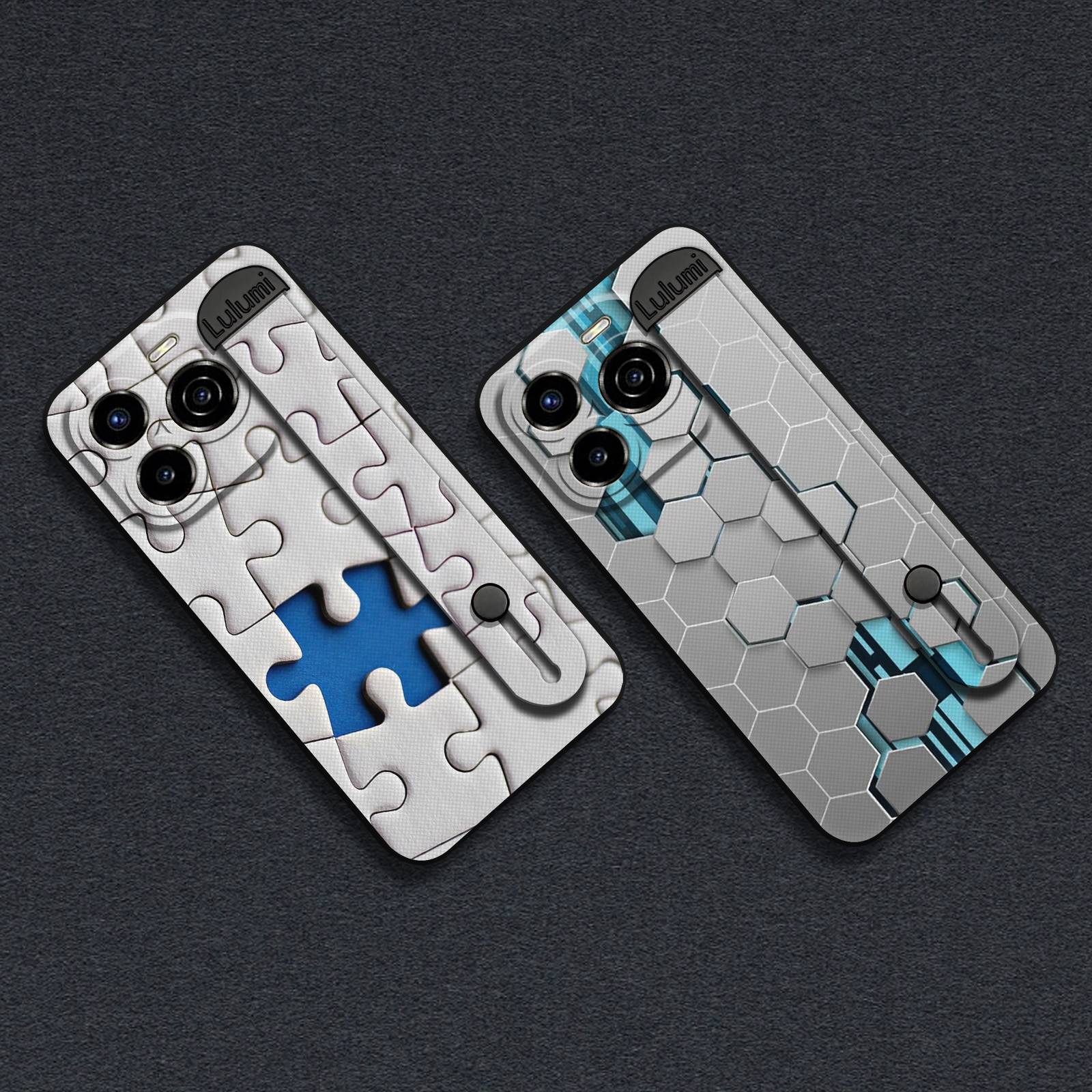 适用欧奇C65/Oukitel C65 Pro手机壳素色情侣防尘散热个性拼图