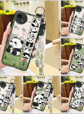 适用夏普Aquos wish5/SH-52F手机壳动漫可爱软壳卡通青春腕带