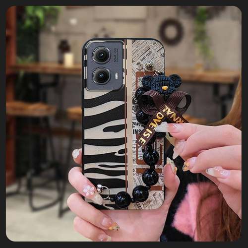 适用MOTO Edge 5G 2024手机壳新款男女款卡通液态硅胶高档创意