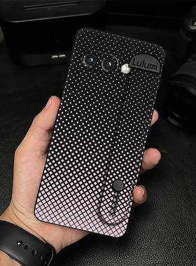 适用谷歌Pixel9A/Google Pixel9A手机壳拼图商务硅胶防尘腕带