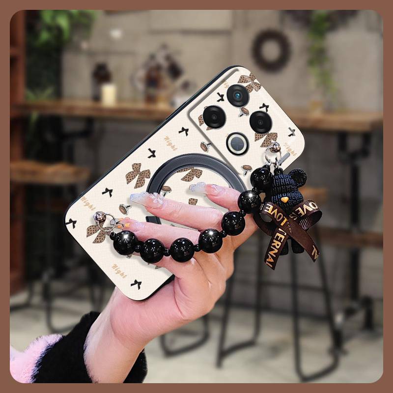 适用infinix GT 20 Pro/X6871手机壳潮流简约小熊手链防尘软壳