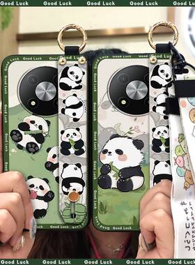 适用中兴Blade A73 5G手机壳防尘液态支架新款挂绳个性创意趣味