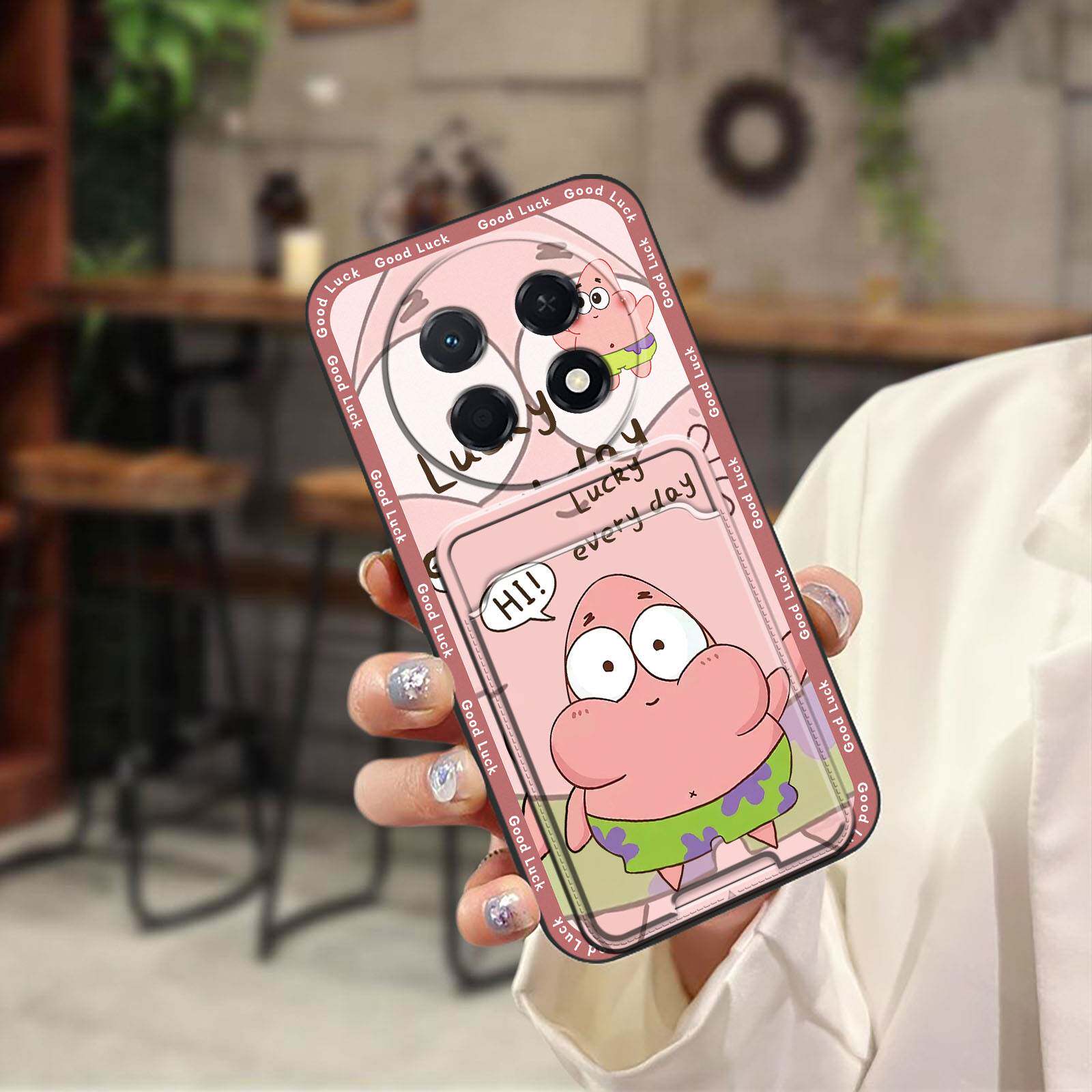 适用华为畅享90Pro Max手机壳卡通身份证卡包创意情侣可爱散热