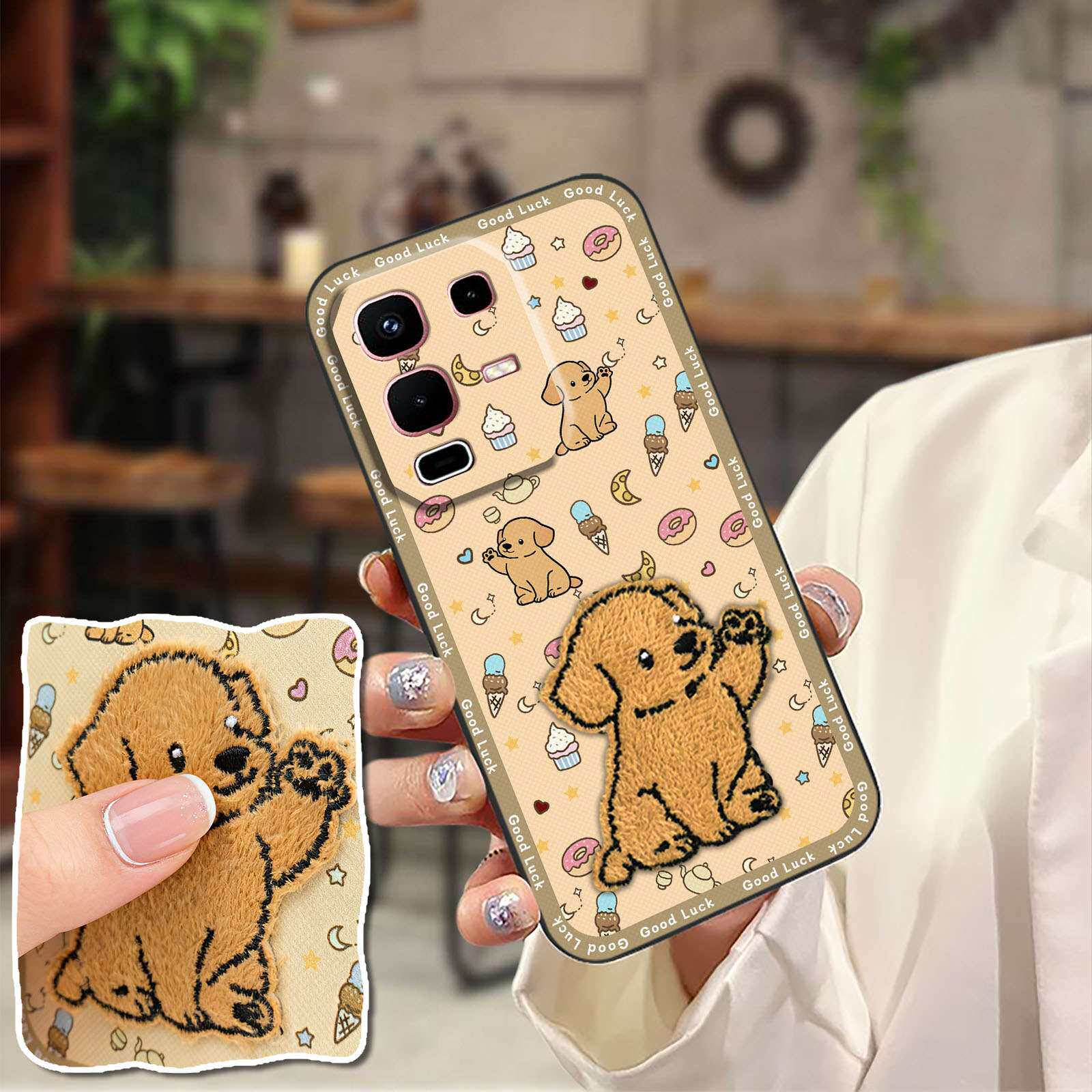 适用infinix Note50S 5G/5G+/X6870手机壳防尘毛绒纯色潮流3D